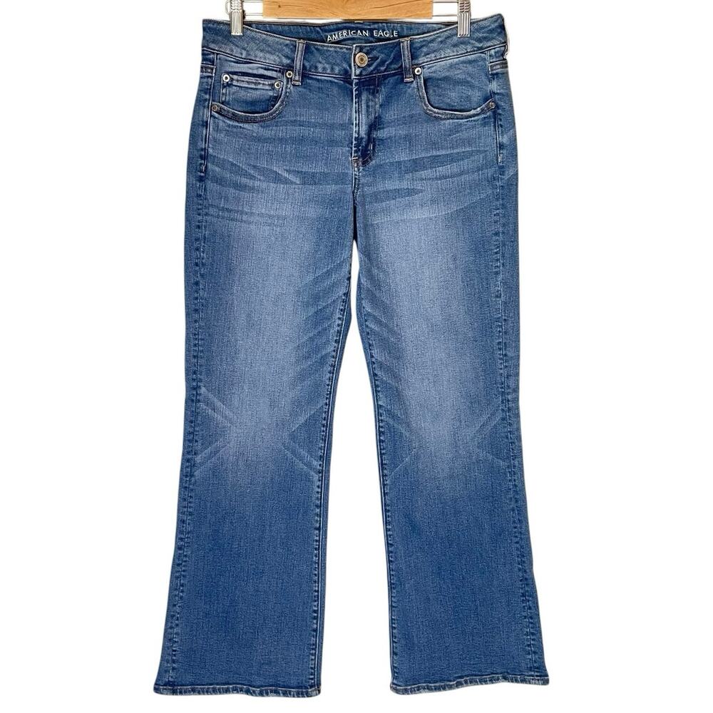 American Eagle Favorite Boyfriend Super Stretch Denim Jeans Size 12 R